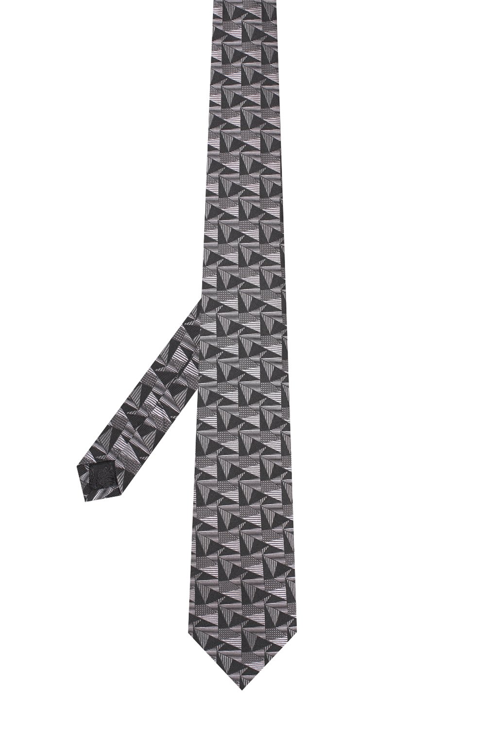 Шелковый галстук с узором TURNBULL & ASSER, арт. TIE002-BB230, фото 2
