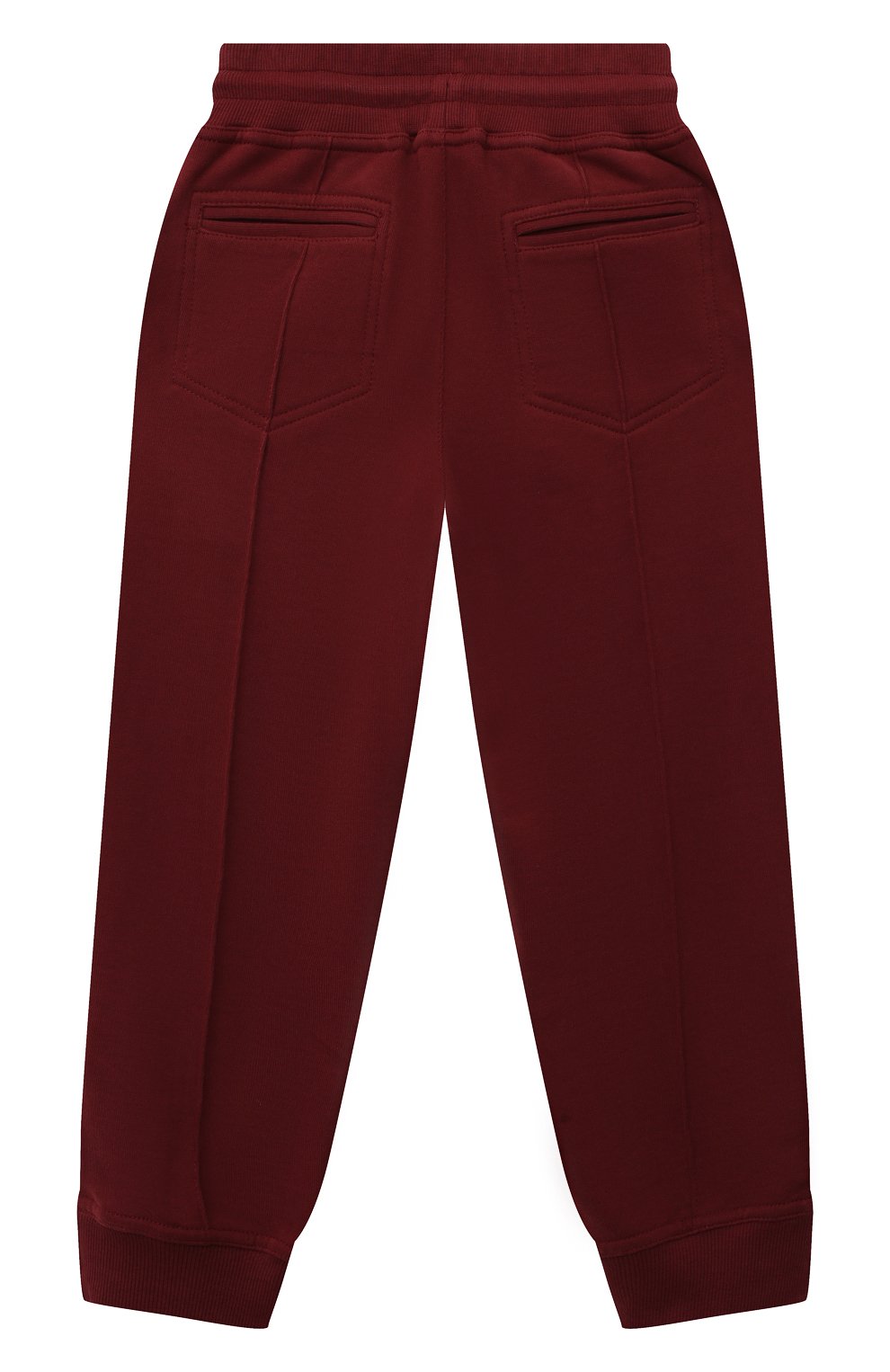 Хлопковые джоггеры BRUNELLO CUCINELLI бордового цвета по цене 38400 руб., арт. BTU14E331A, фото 2 Хлопковые джоггеры BRUNELLO CUCINELLI, арт. BTU14E331A, фото 2