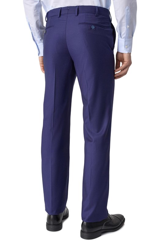 Шерстяной костюм Stefano Ricci M1SF432220/W0024S/64 Синий  M1SF432220/W0024S/64 Фото 7
