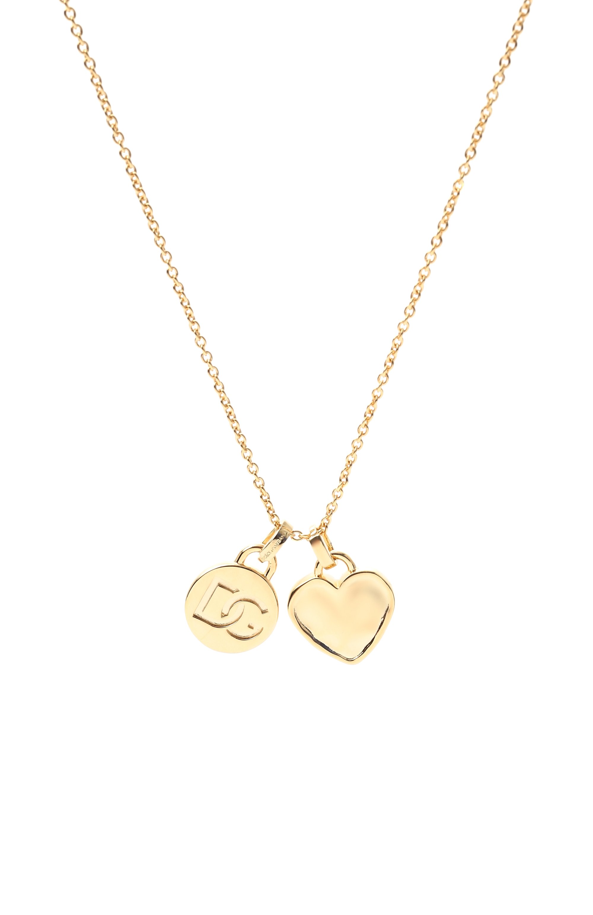 Подвеска на цепочке DOLCE & GABBANA золотого цвета по цене 64550 руб., арт. WNR8S4/W1111, фото 3 Подвеска на цепочке DOLCE & GABBANA, арт. WNR8S4/W1111, фото 3