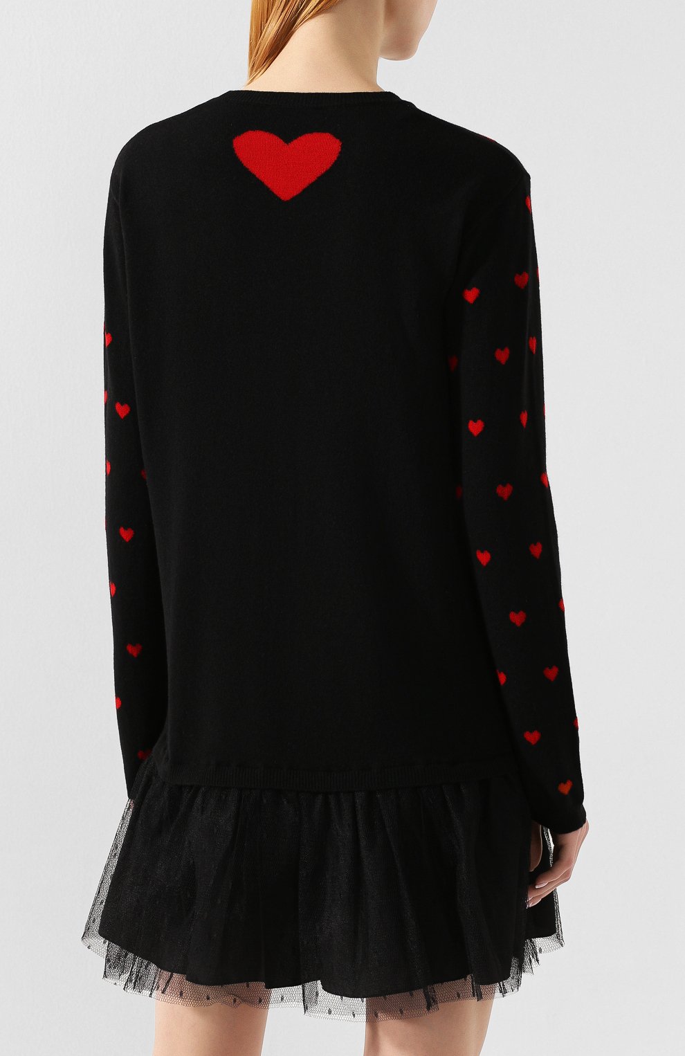 Платье REDVALENTINO черного цвета по цене 38900 руб., арт. SR3KDA57/4F5, фото 4 Платье REDVALENTINO, арт. SR3KDA57/4F5, фото 4