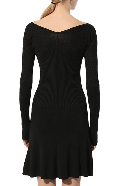 Платье из вискозы JACQUEMUS, арт. 24E241KN3562358, фото 4