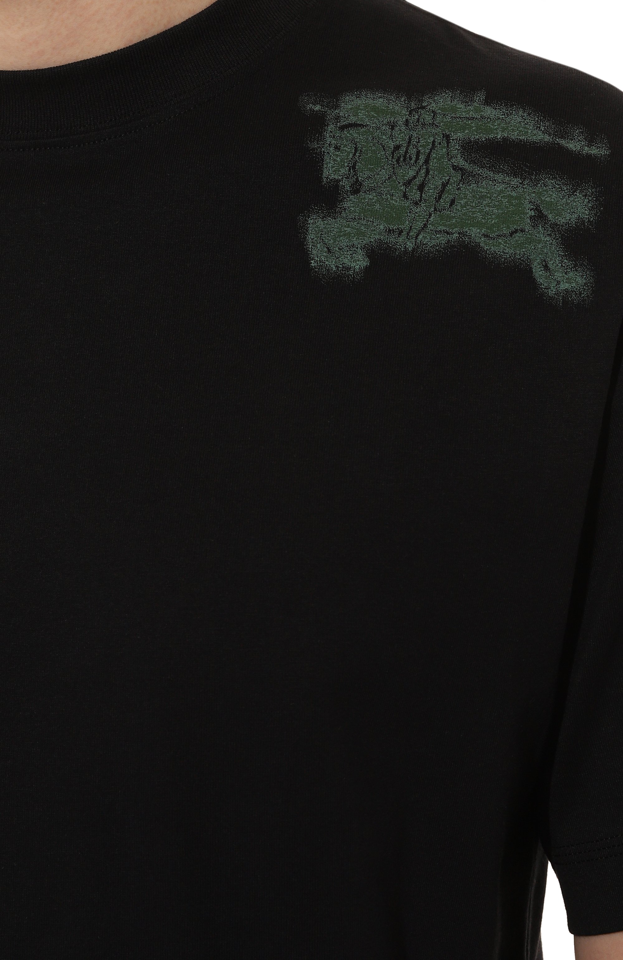 Хлопковая футболка BURBERRY, арт. 8090540, фото 5