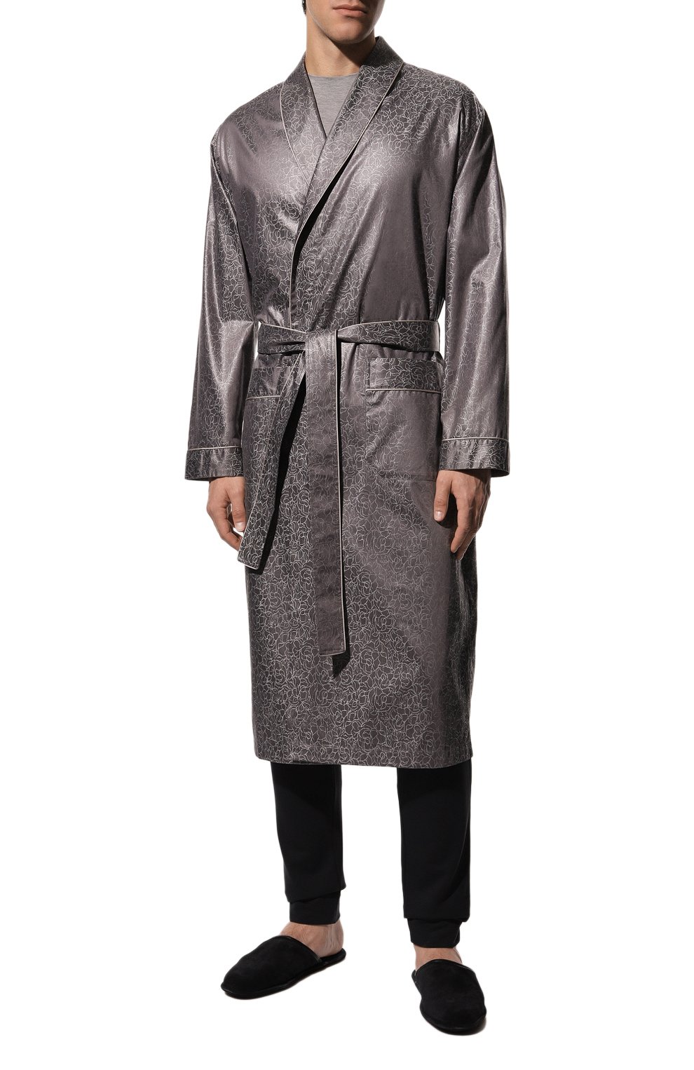 Хлопковый халат ZIMMERLI, арт. 4737-75141, фото 2