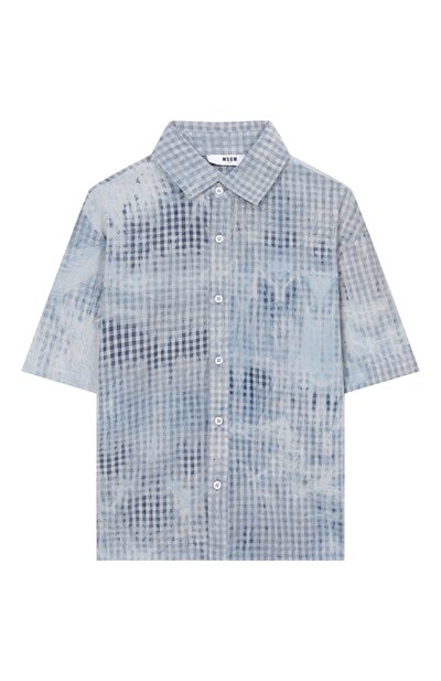 Хлопковая рубашка MSGM KIDS, арт. S6MSJBSI145