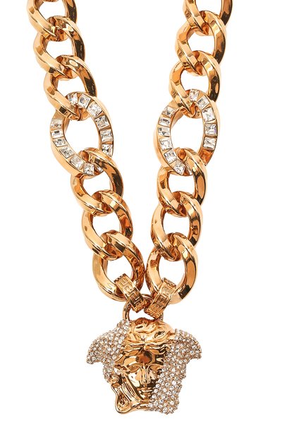 Колье VERSACE золотого цвета по цене 191000 руб., арт. DG18455/DJMX, фото 2 Колье VERSACE, арт. DG18455/DJMX, фото 2