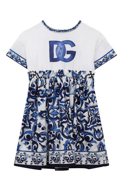 Хлопковое платье DOLCE & GABBANA, арт. L5JD4R/G7E2H/2-6, фото 1