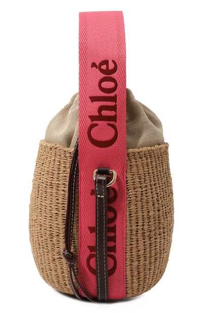 Сумка chloé x mifuko woody small CHLOÉ, арт. CHC23AS381L18, фото 4