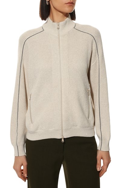 Хлопковый кардиган BRUNELLO CUCINELLI, арт. 221MDV797706, фото 3