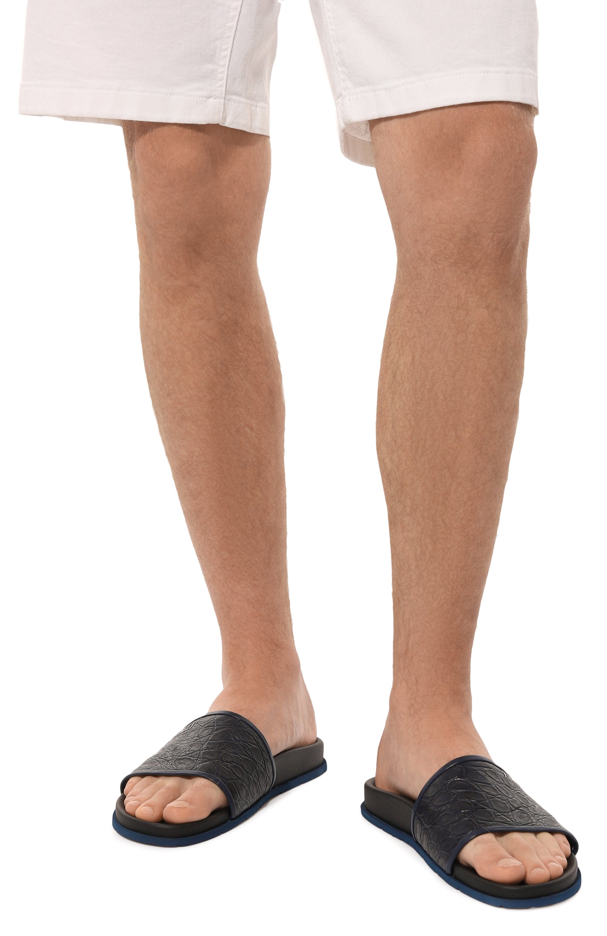 Шлепанцы из кожи каймана ZILLI, арт. H0099AM1020VLS001, фото 3