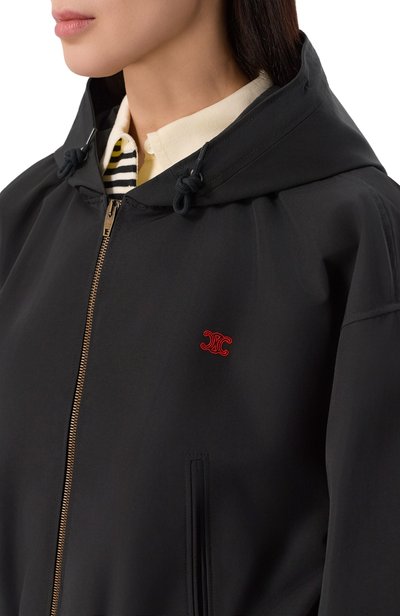 Ветровка CELINE черного цвета по цене 292500 руб., арт. RV167/0968, фото 5 Ветровка CELINE, арт. RV167/0968, фото 5