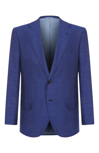 Мужской пиджак из кашемира и шелка KITON, арт. UA81K0600E13_1