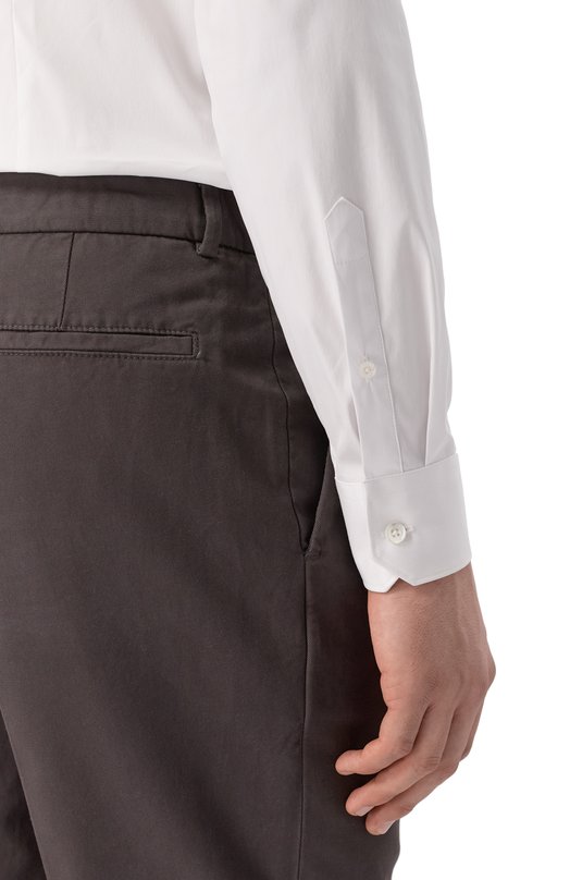 Хлопковая сорочка Corneliani 25P002-2511474 Белый  25P002-2511474 Фото 5