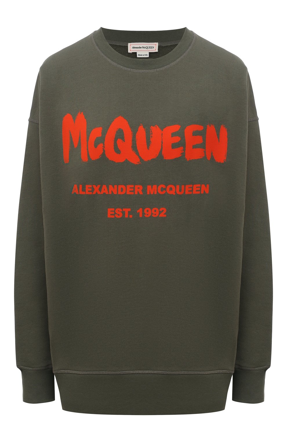 Хлопковый свитшот ALEXANDER MCQUEEN, арт. 659975/QZADI, фото 1