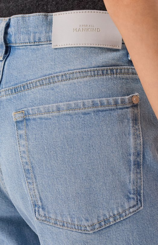 Джинсы Retro Flare 7 For All Mankind 7U4F0C10/RETR0 FLARE Голубой  7U4F0C10/RETR0 FLARE Фото 5