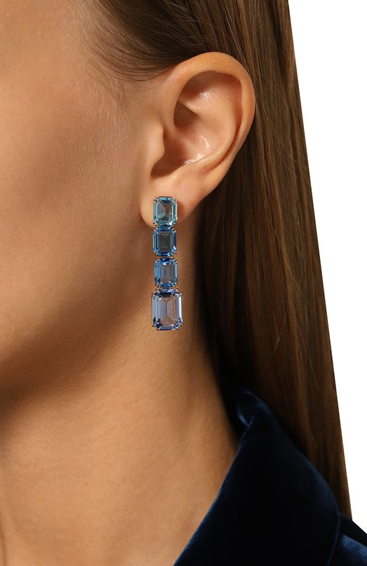 Серьги Millenia Swarovski 5696516 Голубой  5696516 Фото 2
