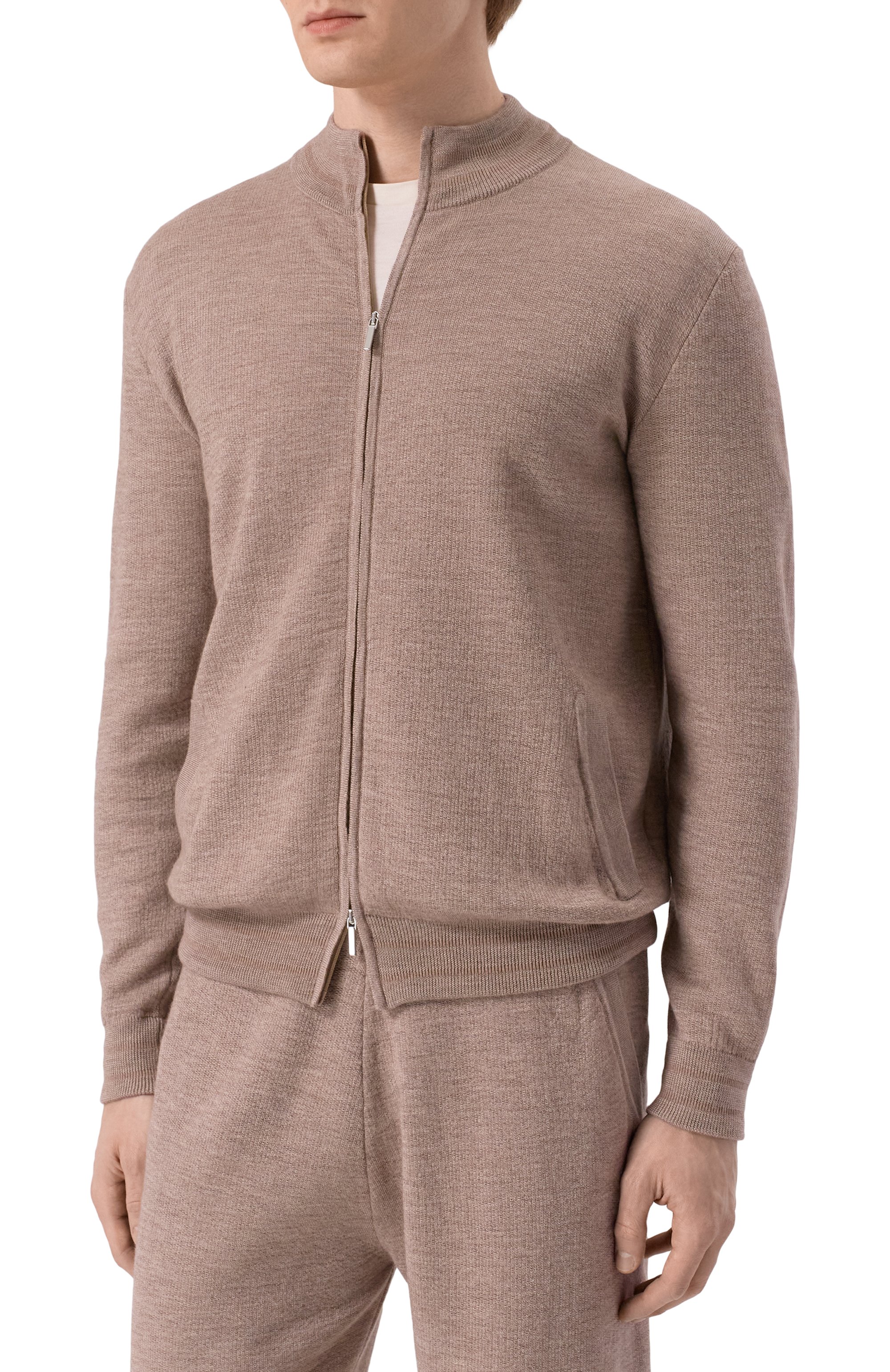 Кардиган из хлопка и шерсти ANDREA CAMPAGNA, ар�т. TS02-2121, фото 3