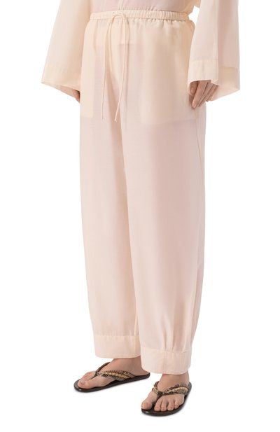 Брюки из хлопка и шелка 12 STOREEZ, арт. 137697, фото 3