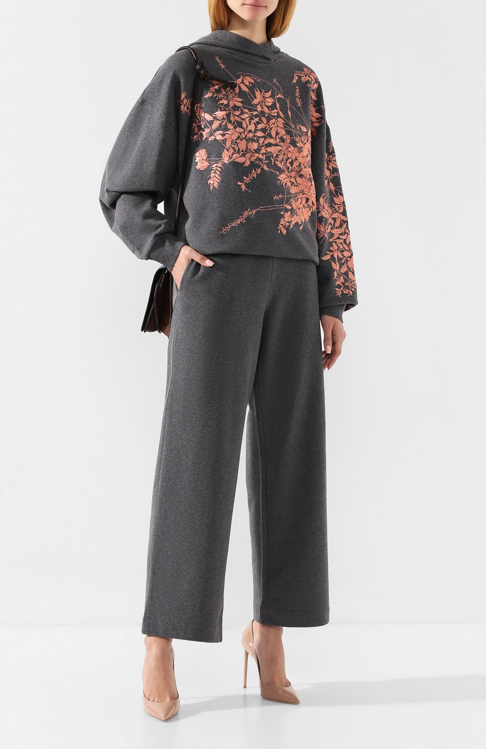 Хлопковое худи DRIES VAN NOTEN серого цвета по цене 42850 руб., арт. 192-11132-8621, фото 2 Хлопковое худи DRIES VAN NOTEN, арт. 192-11132-8621, фото 2