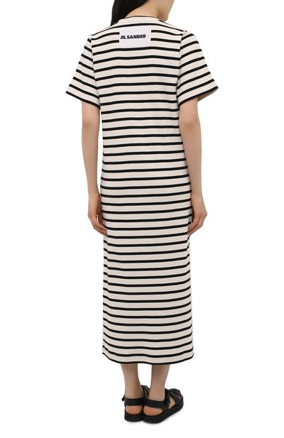 Хлопковое платье JIL SANDER, арт. JPPS717522-WS247518, фото 4