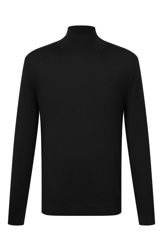 Водолазка из шерсти и шелка BOSS 50550015 Чёрный 50550015