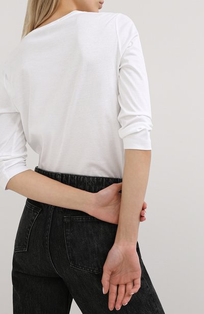 Хлопковый лонгслив ESCADA SPORT белого цвета по цене 12350 руб., арт. 5033691, фото 4 Хлопковый лонгслив ESCADA SPORT, арт. 5033691, фото 4