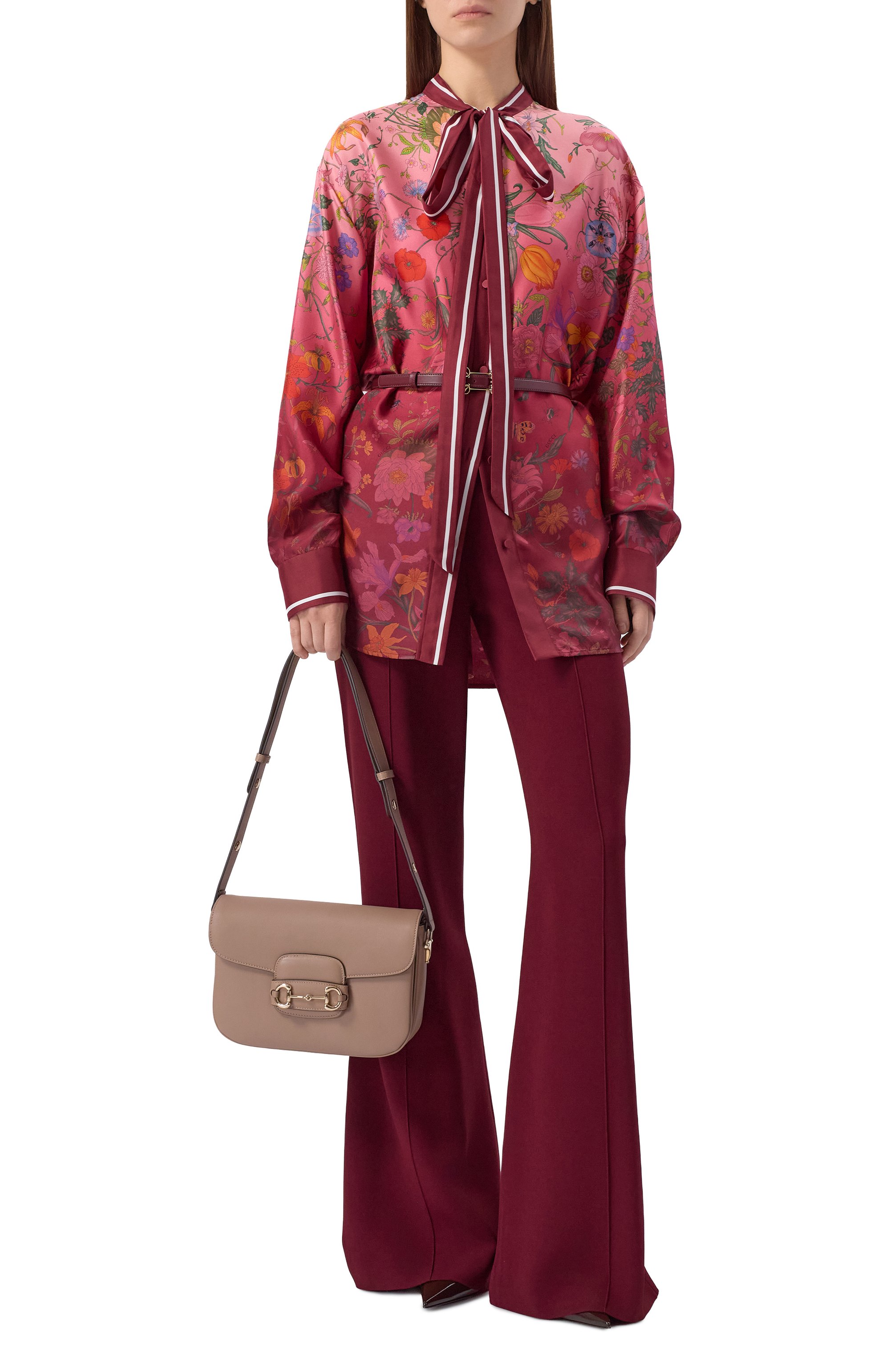 Сумка horsebit 1955 soft medium GUCCI, арт. 815178/AAEFH, фото 7