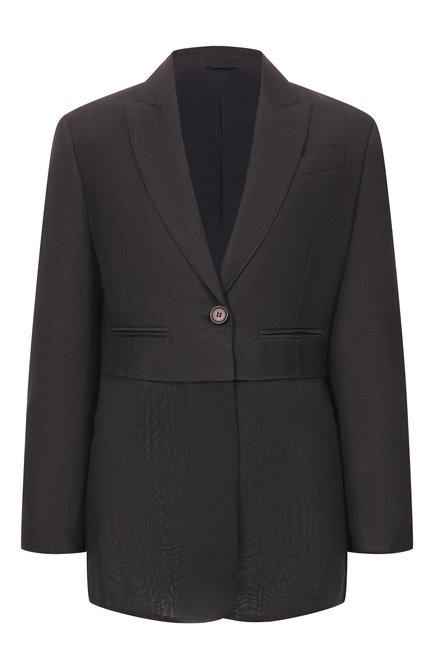 Женский жакет из вискозы и льна BRUNELLO CUCINELLI, арт. MH1267181