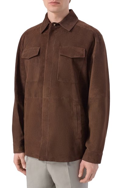 Замшевая рубашка ANDREA CAMPAGNA, арт. 222698/00332, фото 3