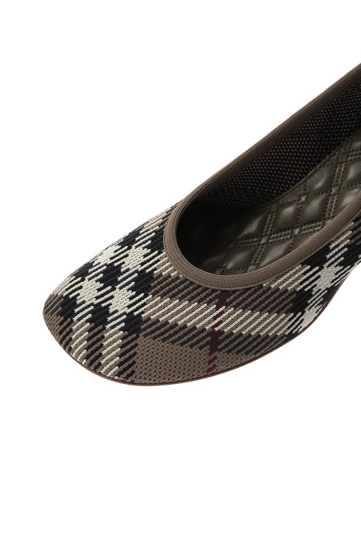 Текстильные туфли Baby 45 Burberry 8102595 Хаки  8102595 Фото 7