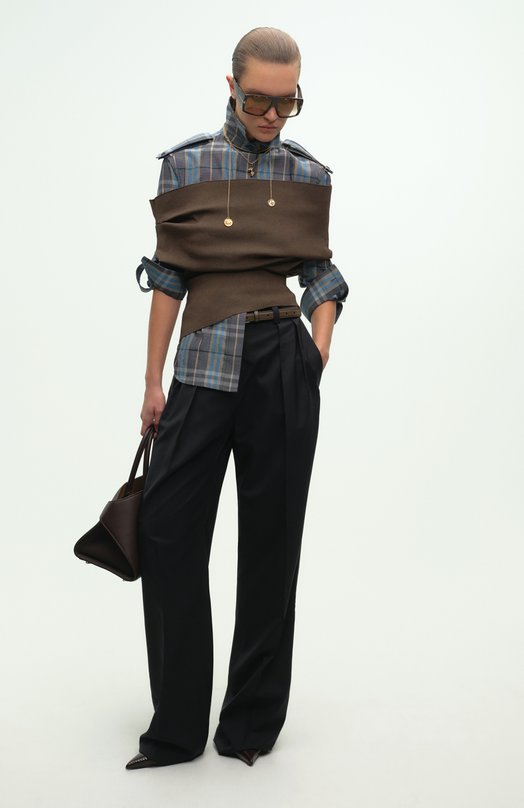 Хлопковая рубашка Burberry 8113002 Синий  8113002 Фото 6
