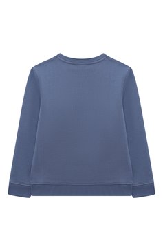 Детский хлопковый свитшот STELLA MCCARTNEY синего цвета, арт. TT4R00 | Фото 2 (Рукава: Длинные; Материал сплава: Проставлено; Материал внешний: Хлопок; Драгоценные камни: Проставлено; Мальчики Кросс-КТ: Свитшот-одежда; Ростовка одежда: 9 лет | 134 см, 12 лет | 152 см, 18 мес | 86 см, 2 года | 92 см, 3 года | 98 см, 4 года | 104 см, 5 лет | 110 см, 7 лет | 122 см)