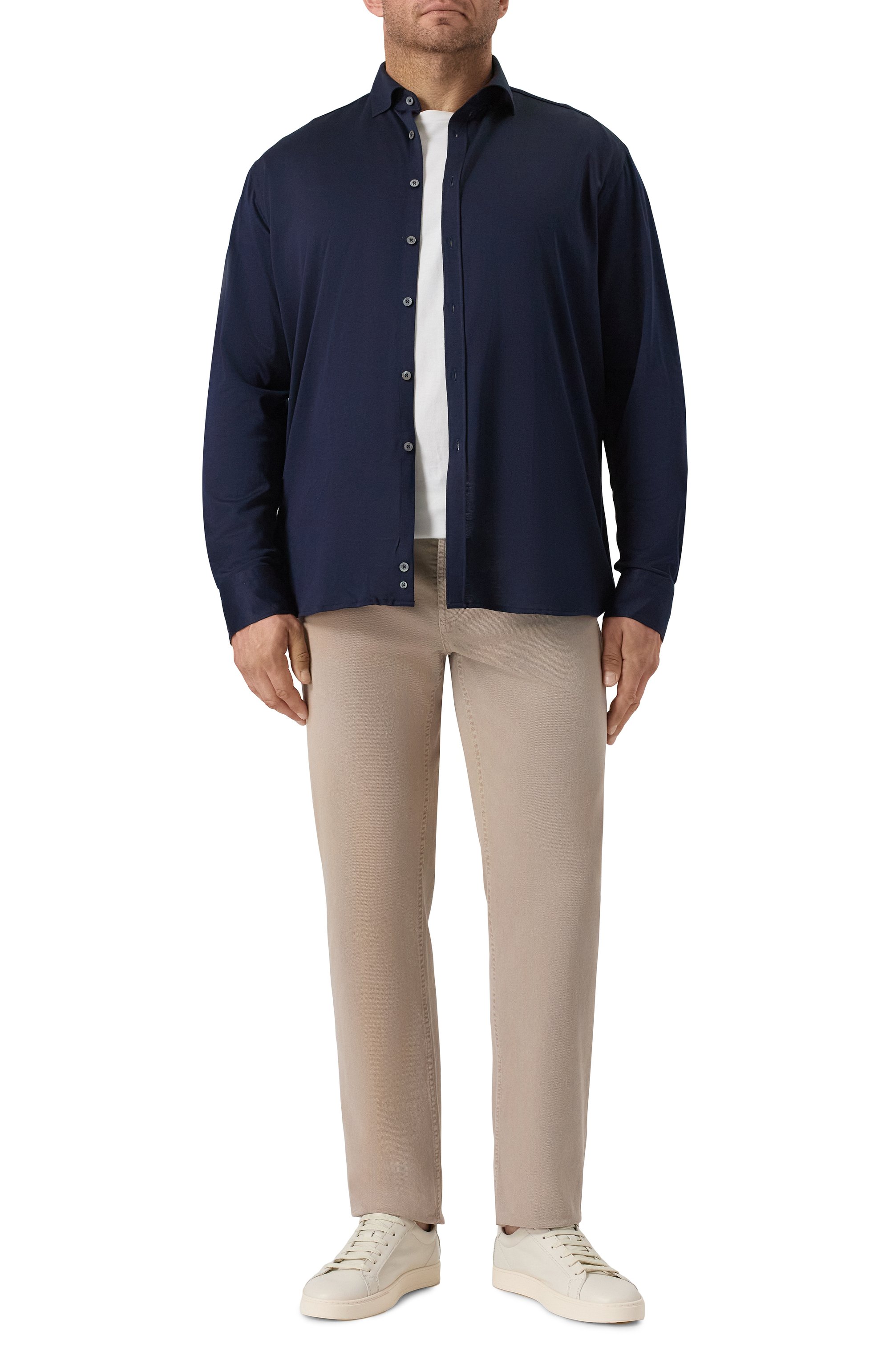 Рубашка из хлопка и лиоцелла CANALI, арт. CSL70B1/GN03485, фото 2