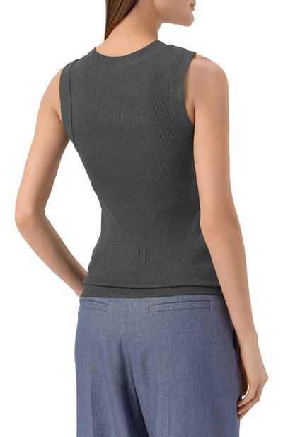 Хлопковая майка BRUNELLO CUCINELLI, арт. MG902BW700, фото 4