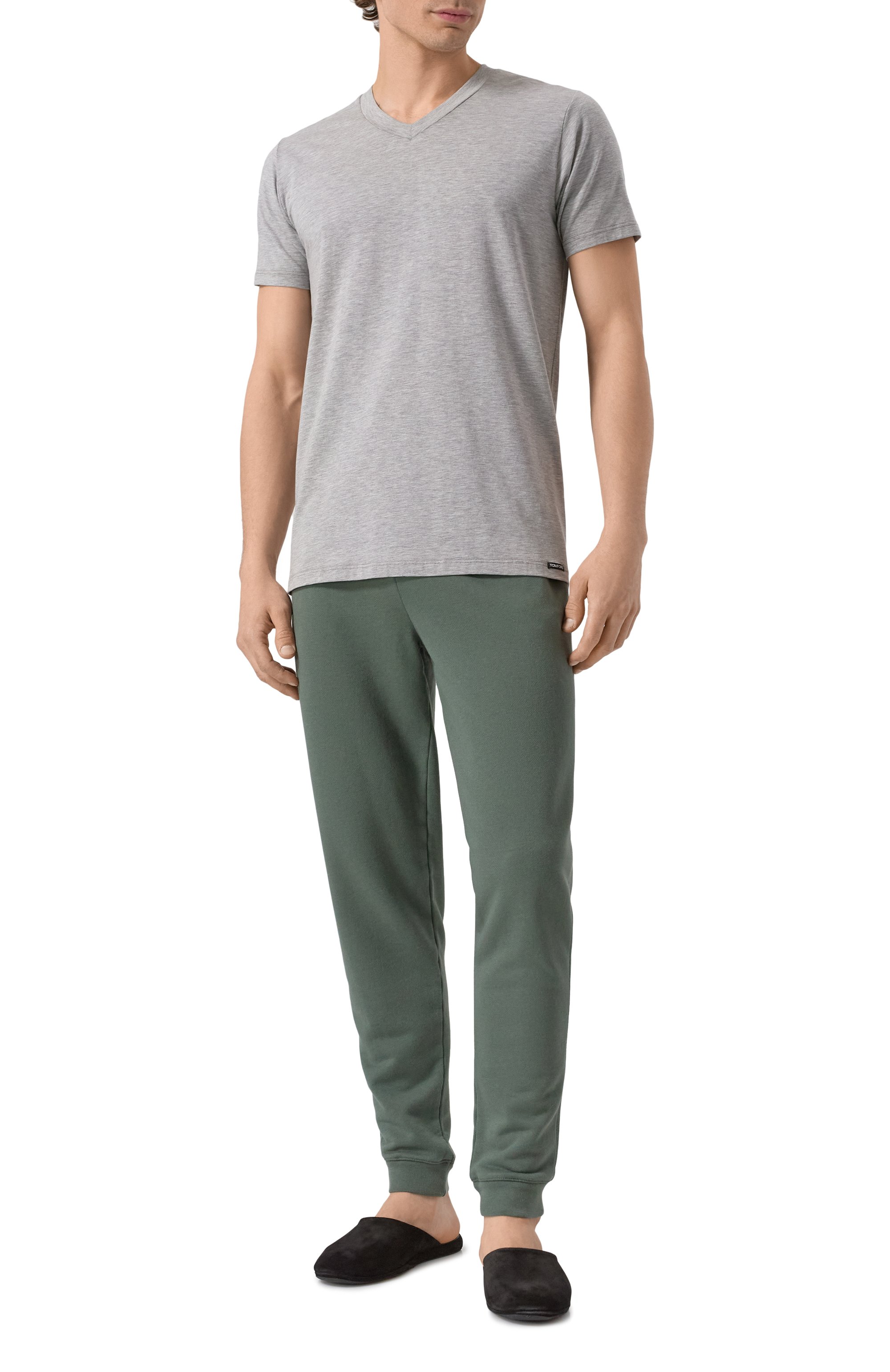 Хлопковые джоггеры DEREK ROSE, арт. 3173/QUIN001, фото 2