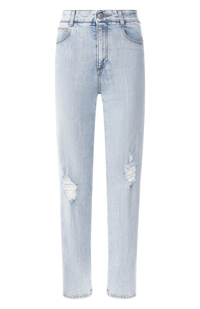 Женские джинсы с потертостями STELLA MCCARTNEY, арт. 450165/SMH17