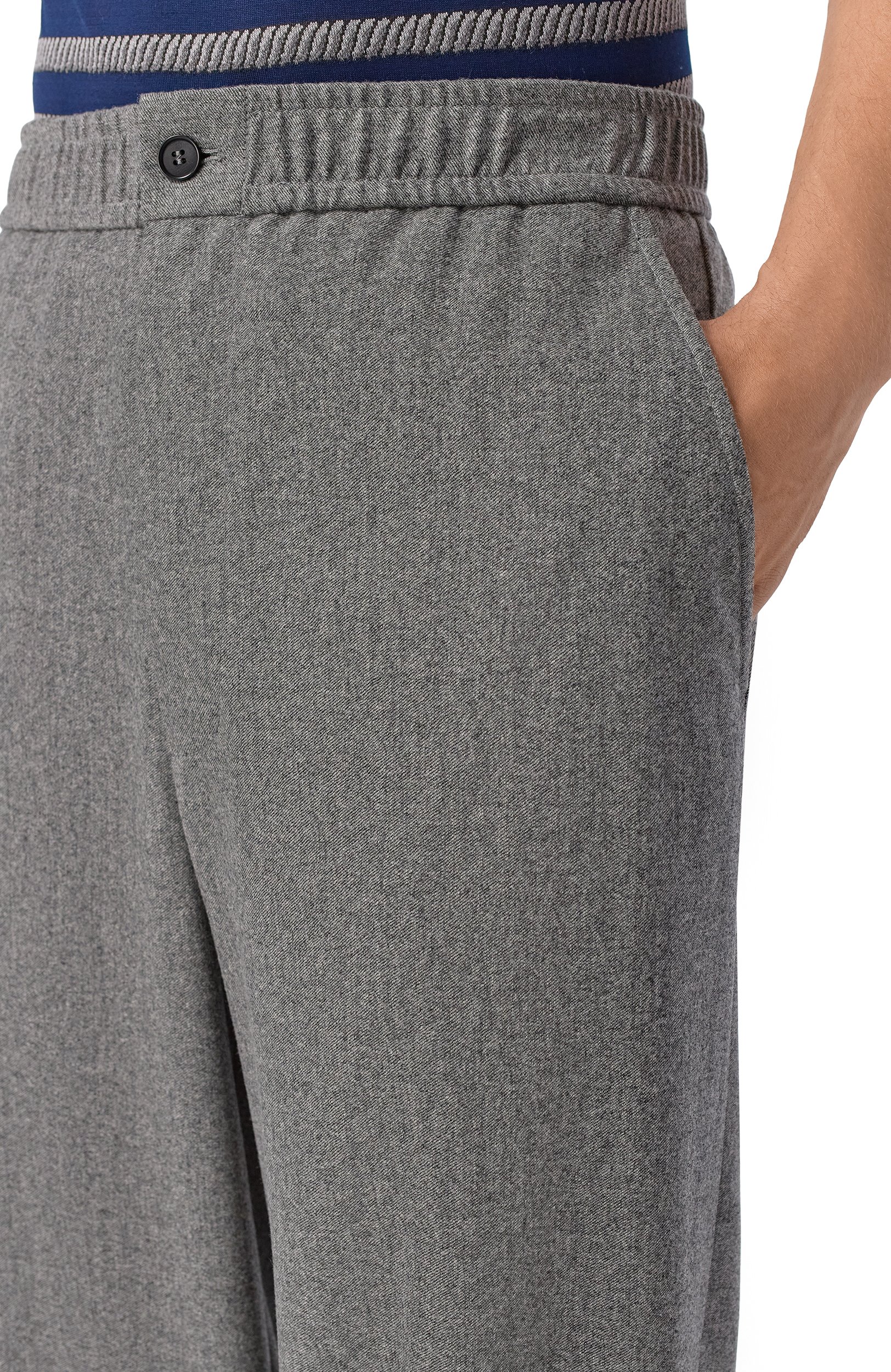 Брюки из шерсти и кашемира GIORGIO ARMANI, арт. GM004537/TE11804, фото 5