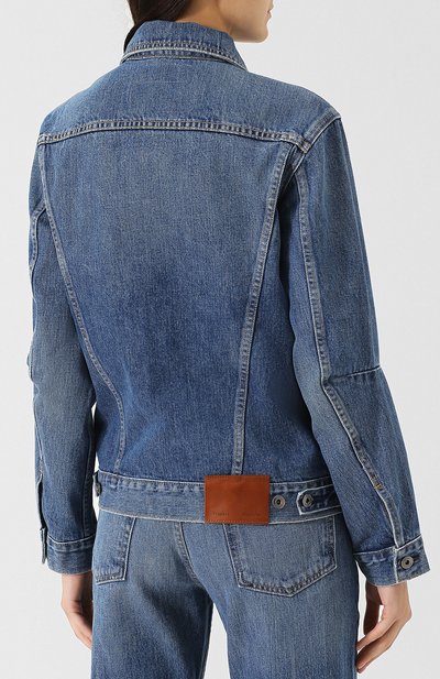 Джинсовая куртка с потертостями PROENZA SCHOULER, арт. WL1839094-DC012, фото 4