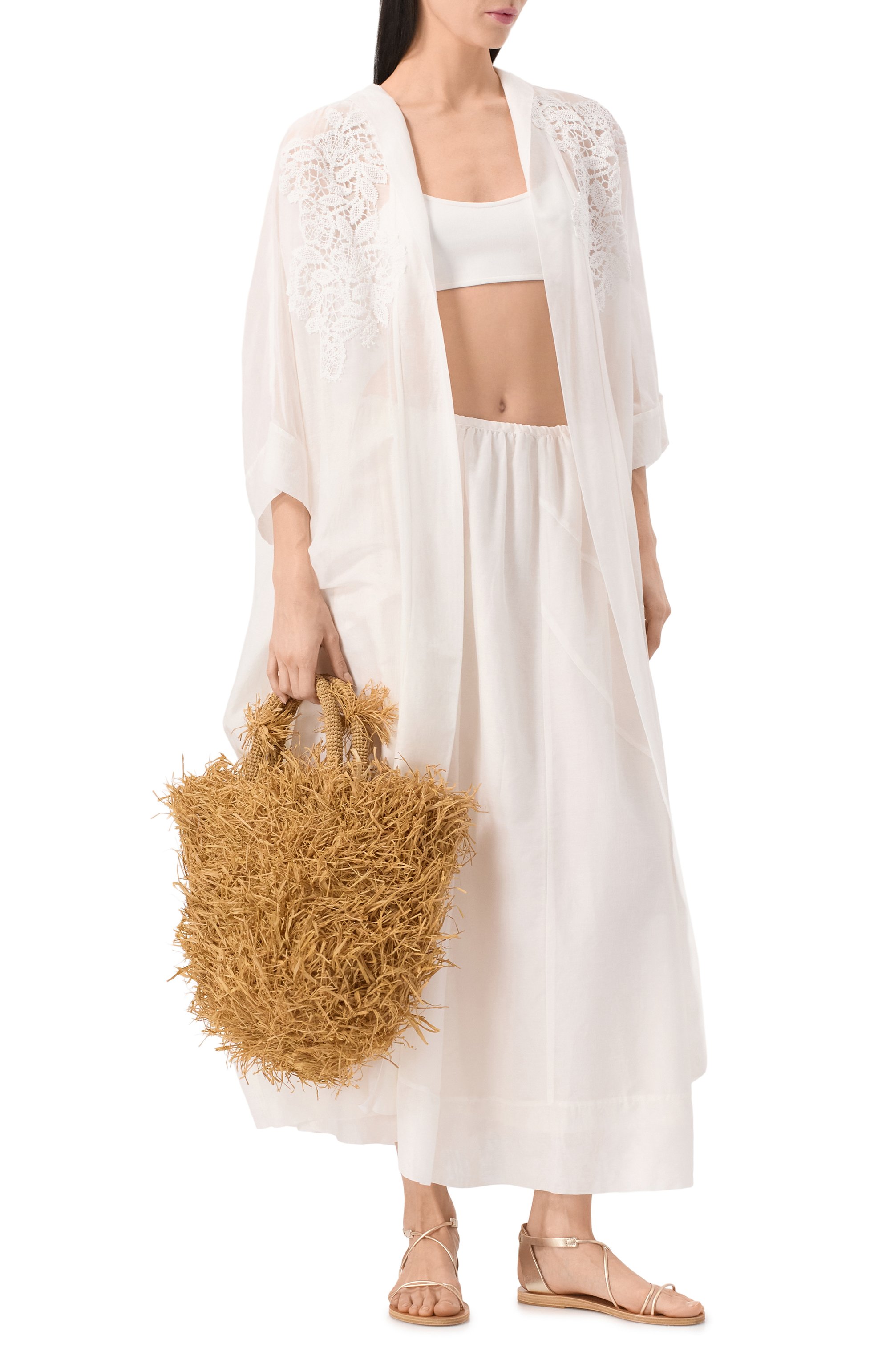 Туника из хлопка и шелка LILA EUGENIE, арт. 2402H MIDI, фото 2