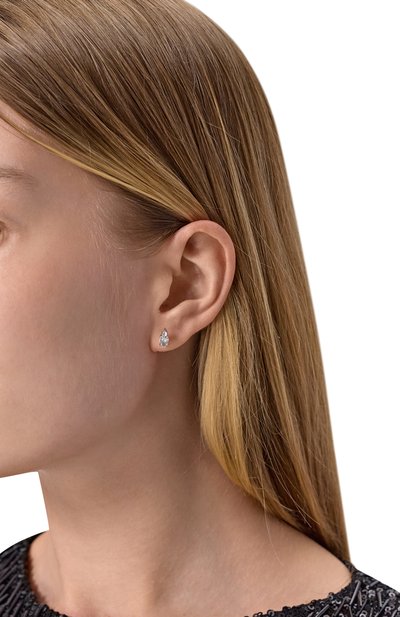 Серьги-пусеты ear candy с белыми топазами MOONKA, арт. ec-ser-wtpz, фото 2