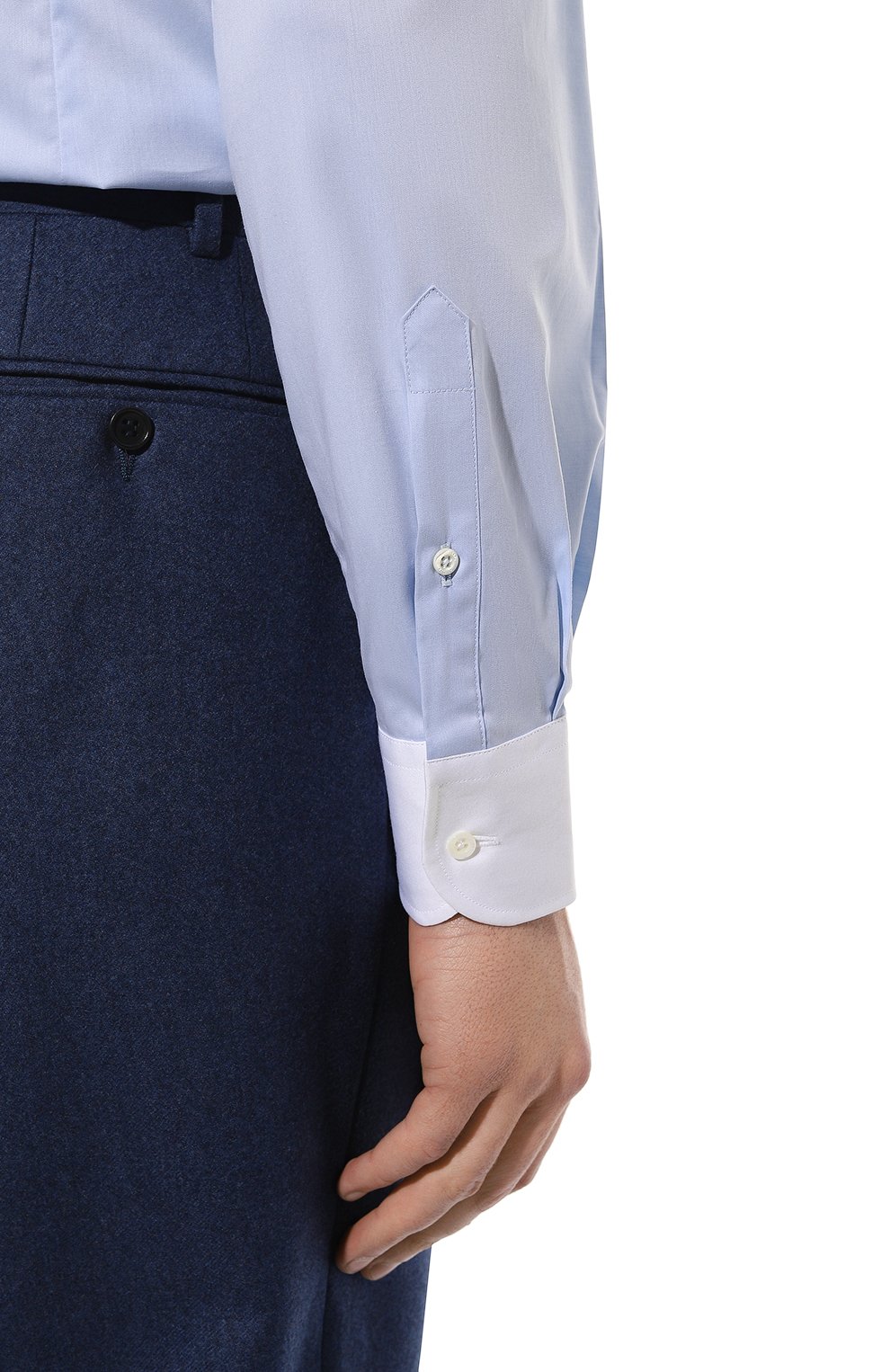 Хлопковая сорочка CORNELIANI, арт. 92P110-3811271, фото 6