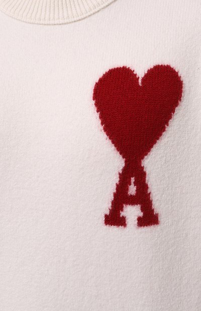 Шерстяной свитер AMI, арт. BFUKS006/018, фото 5