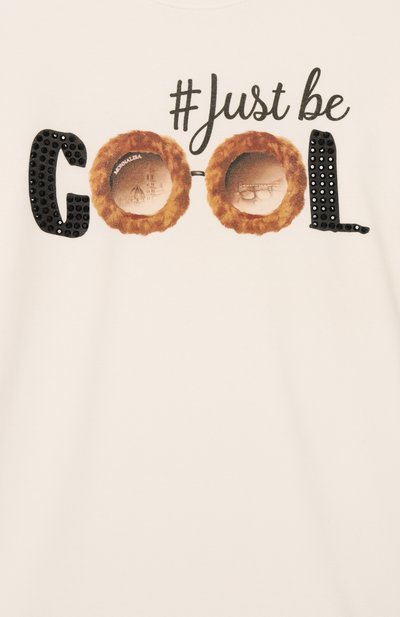 Хлопковый лонгслив MONNALISA, арт. 19F614, фото 3