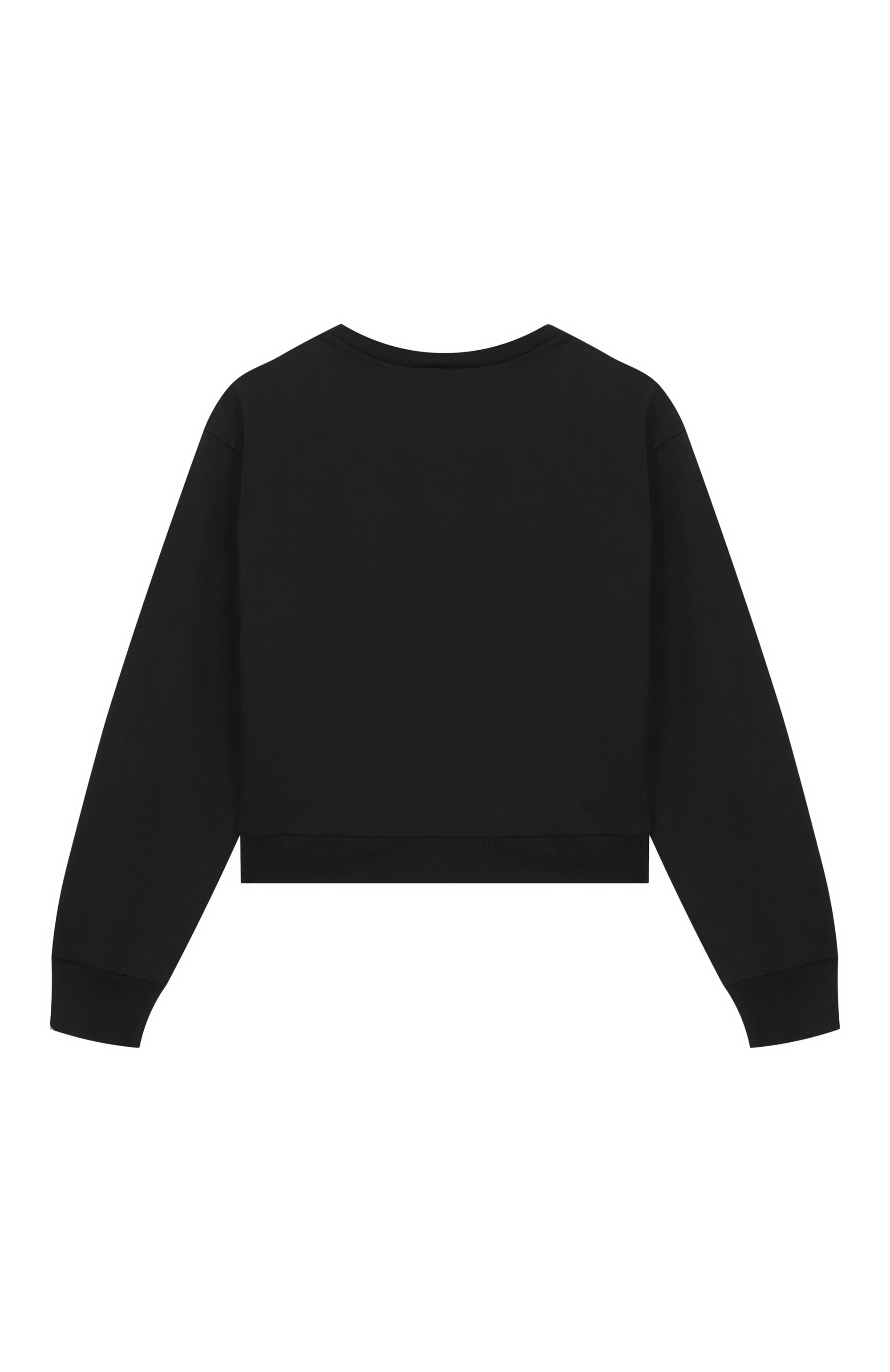 Хлопковый свитшот N21 черного цвета по цене 18650 руб., арт. N210CR/N0487, фото 2 Хлопковый свитшот N21, арт. N210CR/N0487, фото 2