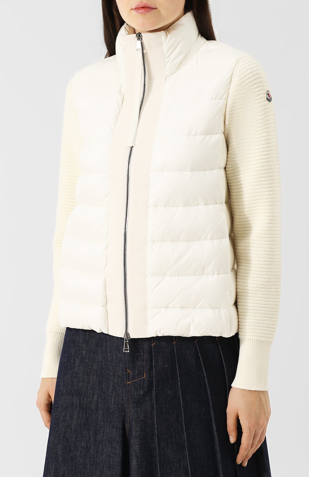 Куртка на молнии с воротником-стойкой MONCLER, арт. D2-093-94875-00-98124, фото 3