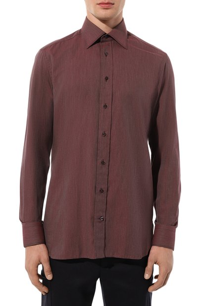 Хлопковая рубашка ZILLI, арт. CLAA03ZS13170ZS355451, фото 3