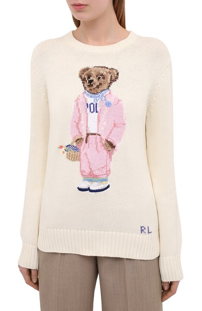 Хлопковый свитер POLO RALPH LAUREN, арт. 211838006, фото 3