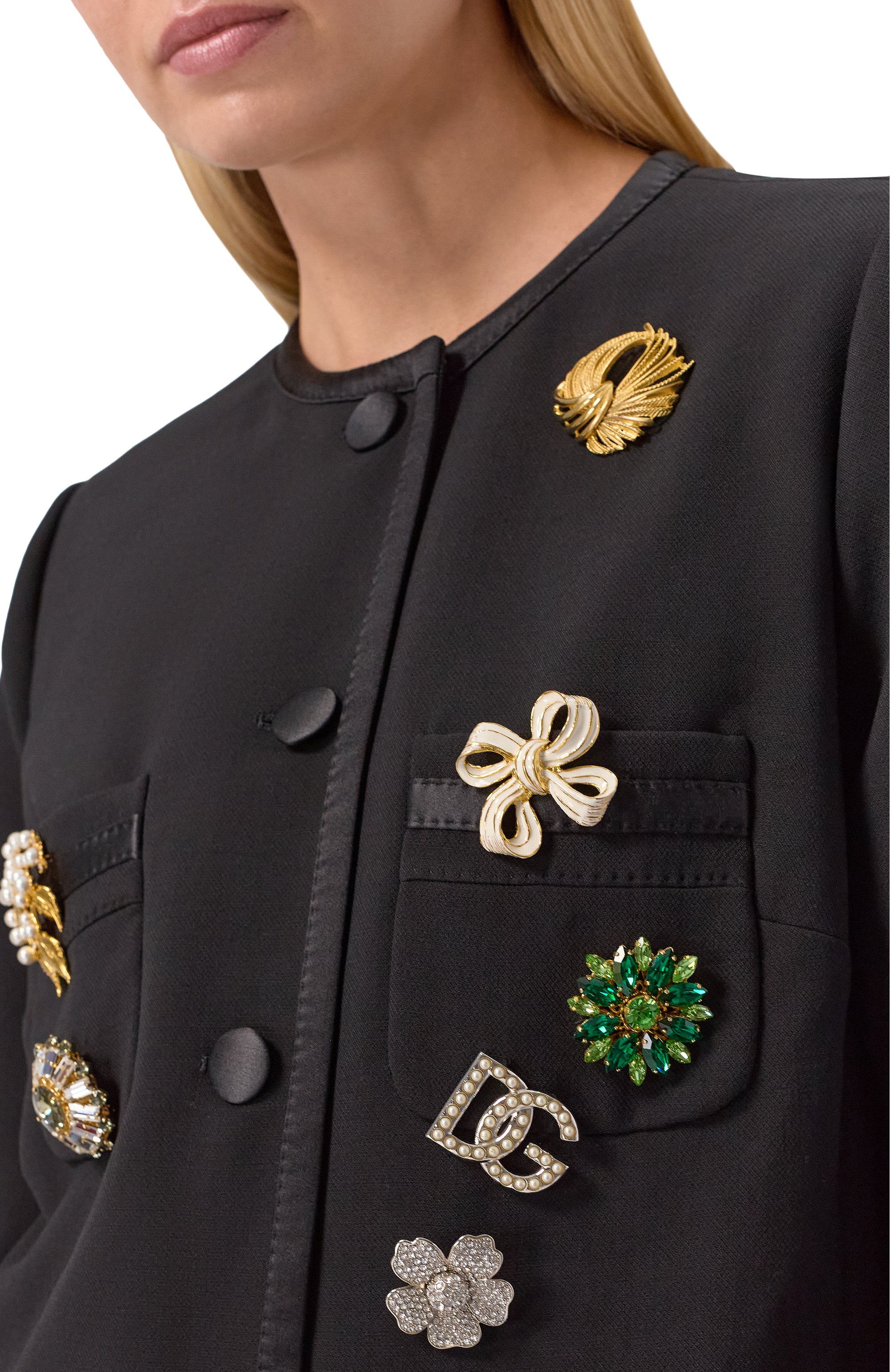 Шерстяной жакет DOLCE & GABBANA, арт. F27EEZ/FU2L8, фото 5