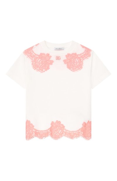 Хлопковая футболка DOLCE & GABBANA, арт. L5JTNK/G7PRU_001