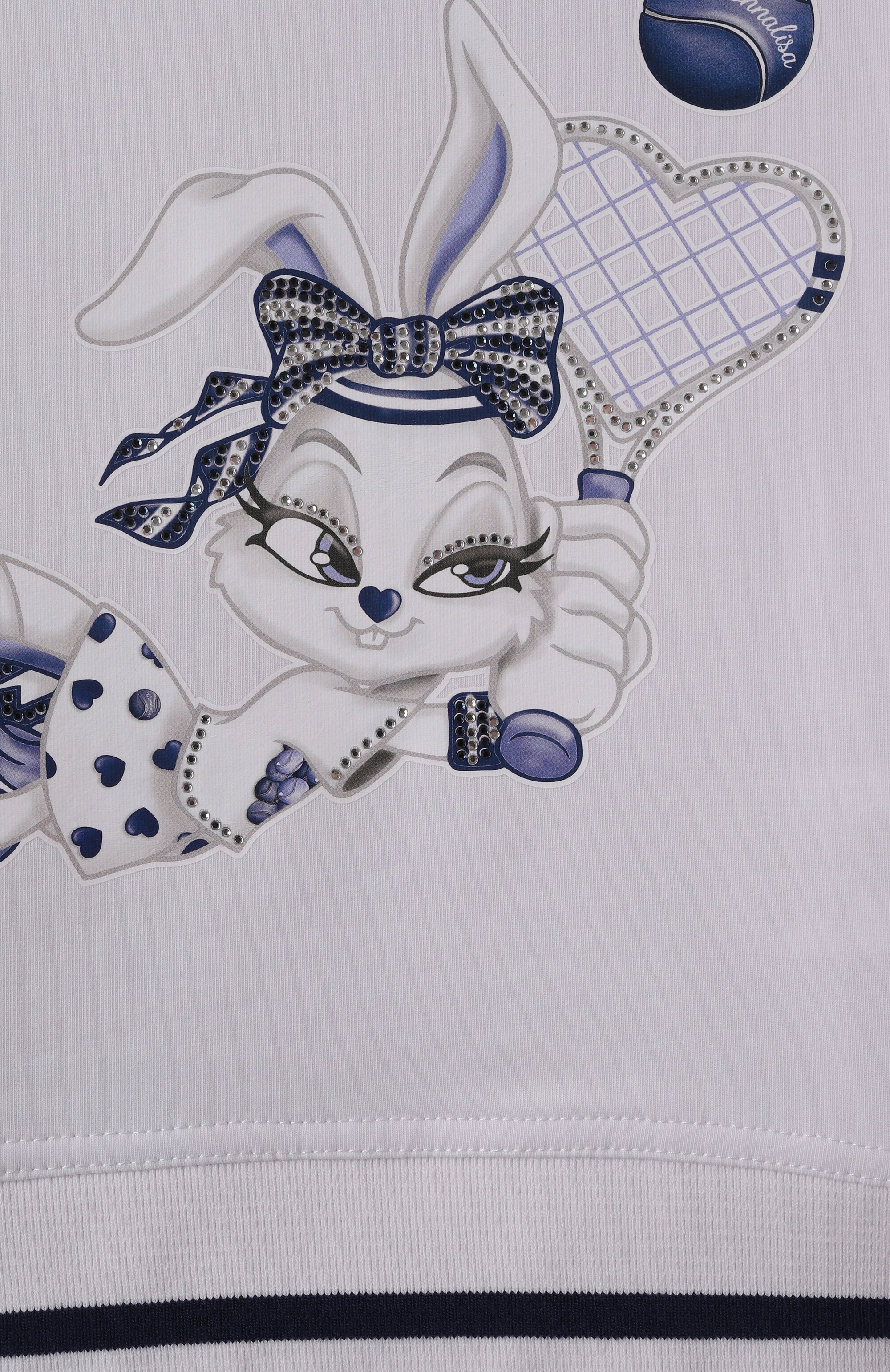 Хлопковый свитшот MONNALISA, арт. 19E614, фото 3